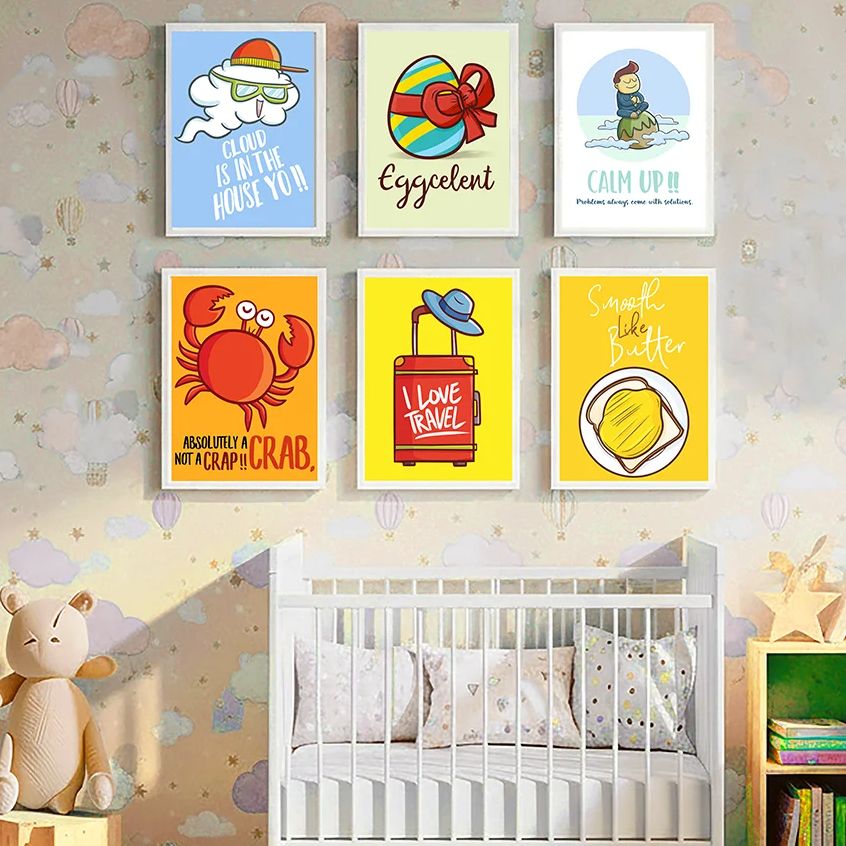 Baby Nursery Quotes - Cute Funny Cartoon Quote Nursery Wall