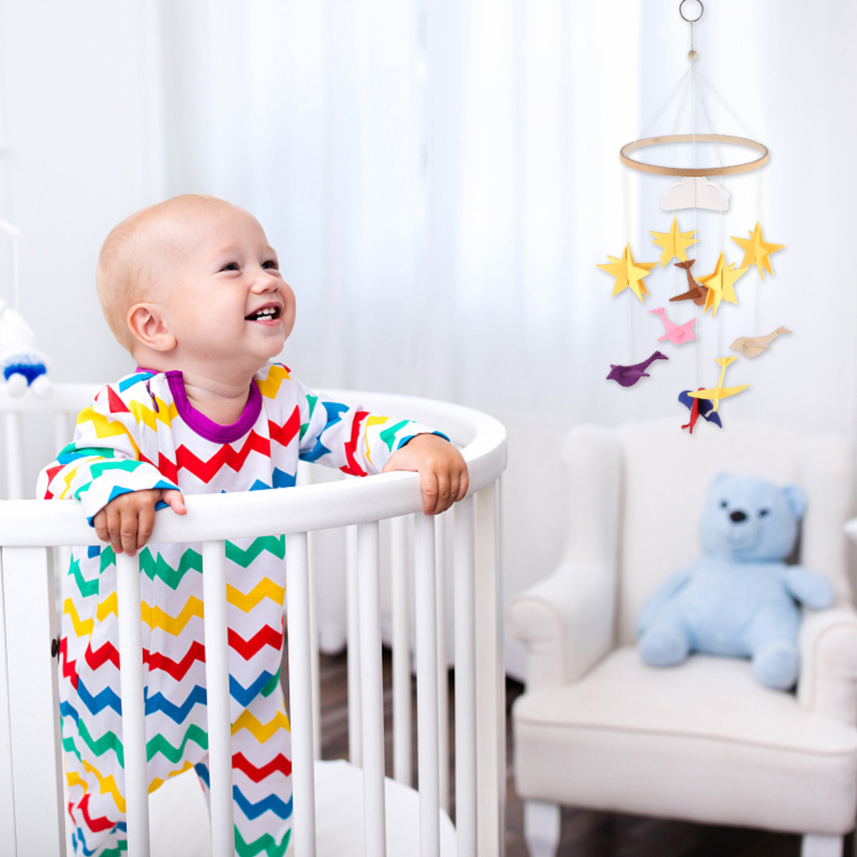 1Pcs Baby Crib Hanging Ornamen - Baby Nursery Hanging Decor recension och pris