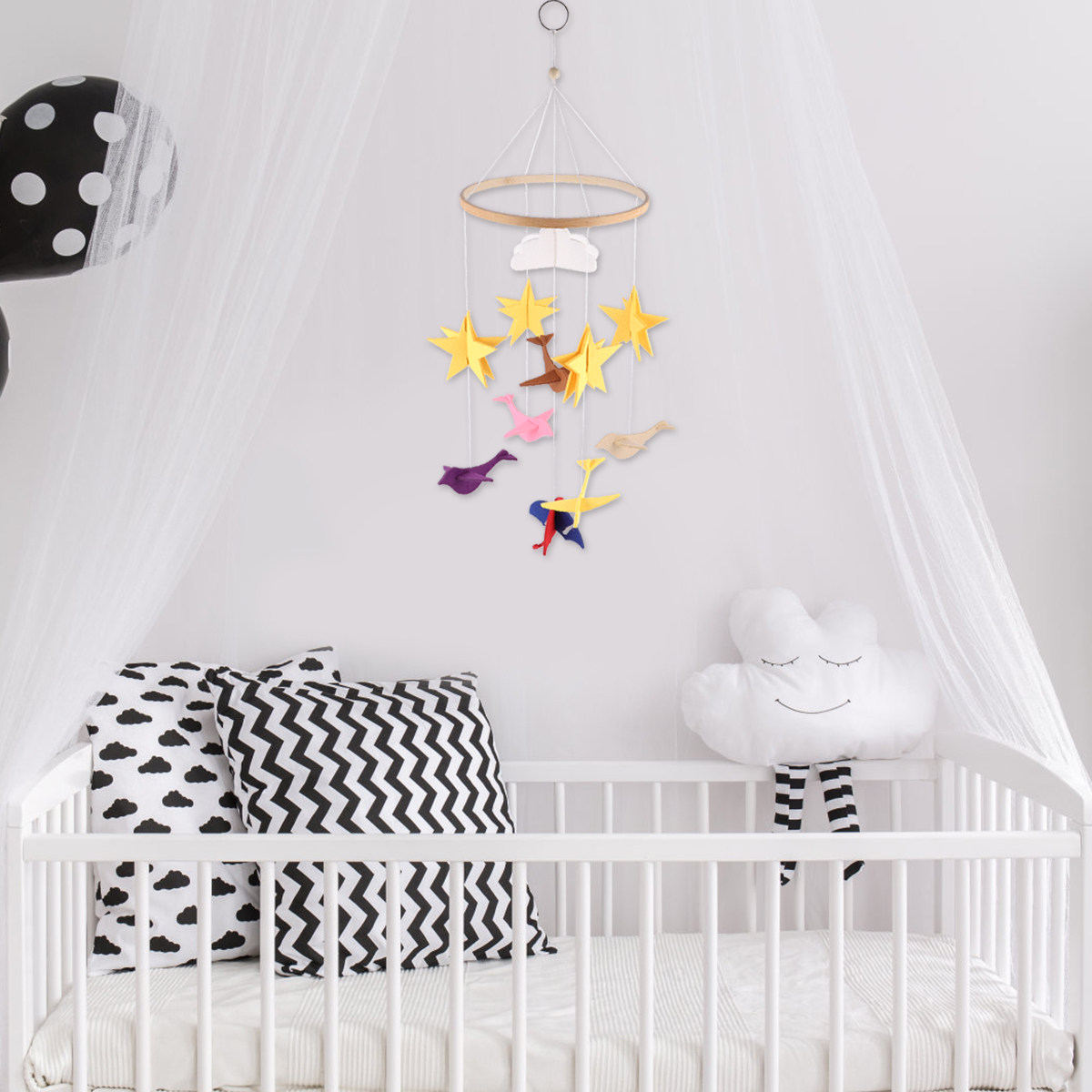 1Pcs Baby Crib Hanging Ornamen - Baby Nursery Hanging Decor recension och pris