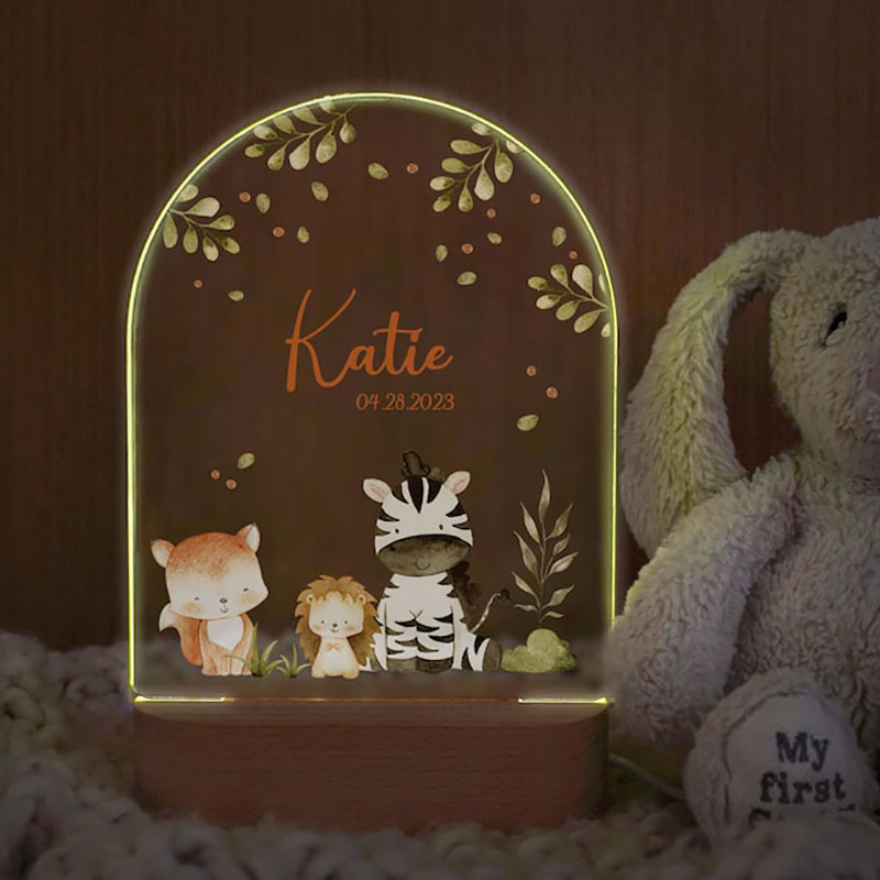 Custom Name Baby Night Light P - Baby Nursery Girl Room recension och pris