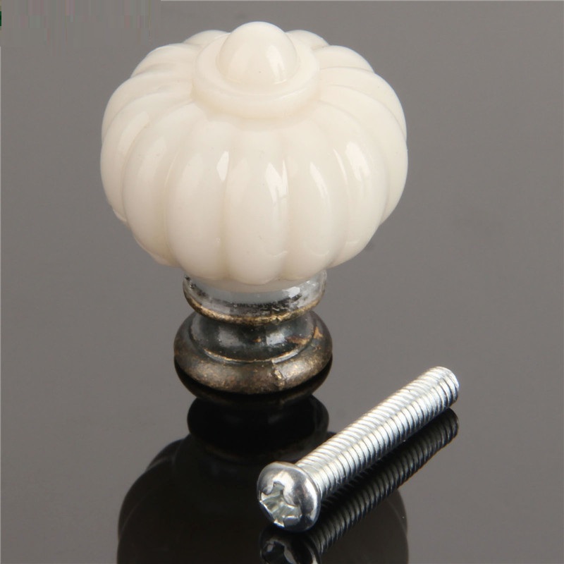 1Pc Acrylic Ivory White Pumpki - Drawer Dresser White recension och pris