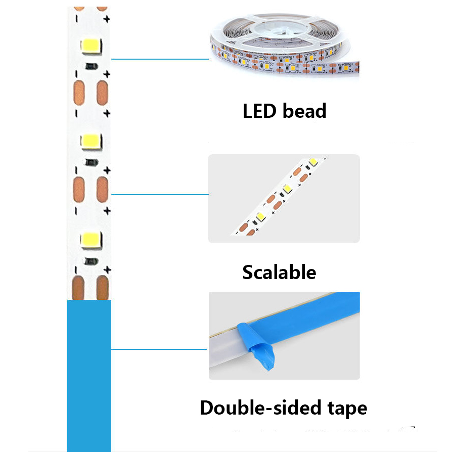 DC 5V USB LED Lights Strips 28 - Drawer Dresser White recension och pris