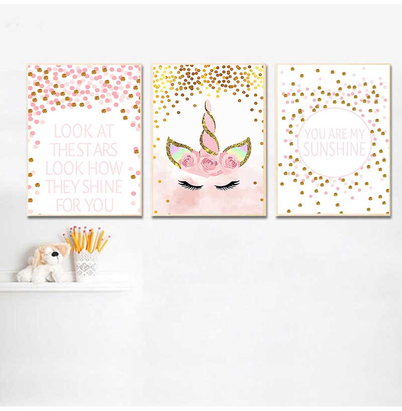 Decorative Picture Baby Girl B - Baby Nursery Quotes recension och pris