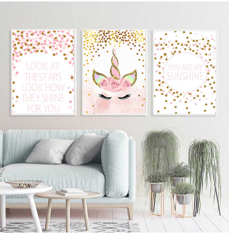 Decorative Picture Baby Girl B - Baby Nursery Quotes recension och pris