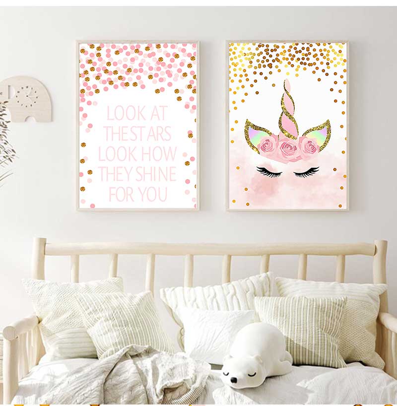 Decorative Picture Baby Girl B - Baby Nursery Quotes recension och pris