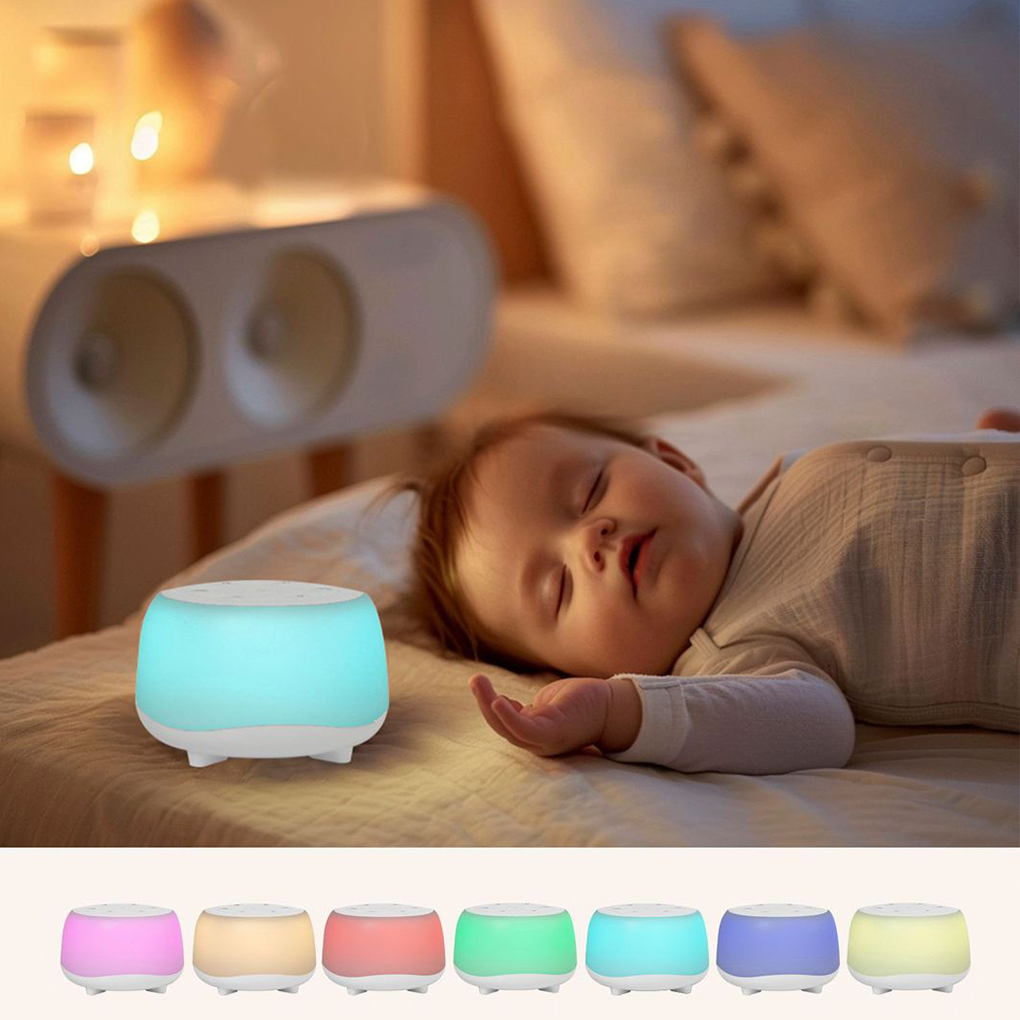 New Desktop White Noise Machin - Baby Sound Machine White recension och pris