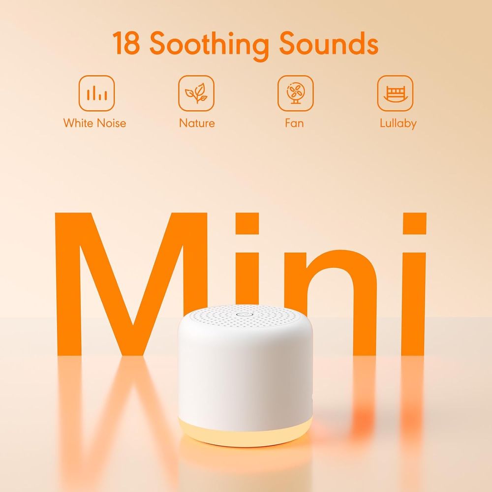 White Noise Machine with Night - Baby Sound Machine White recension och pris