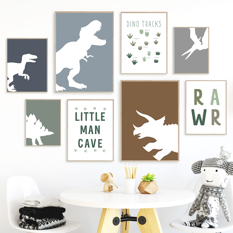 (2D canvas painting)Jurassic D - Baby Nursery Quotes recension och pris