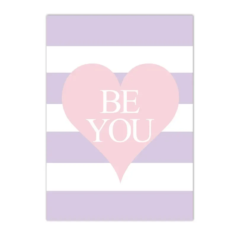 Pink Unicorn Rainbow Love Hear - Baby Nursery Quotes recension och pris