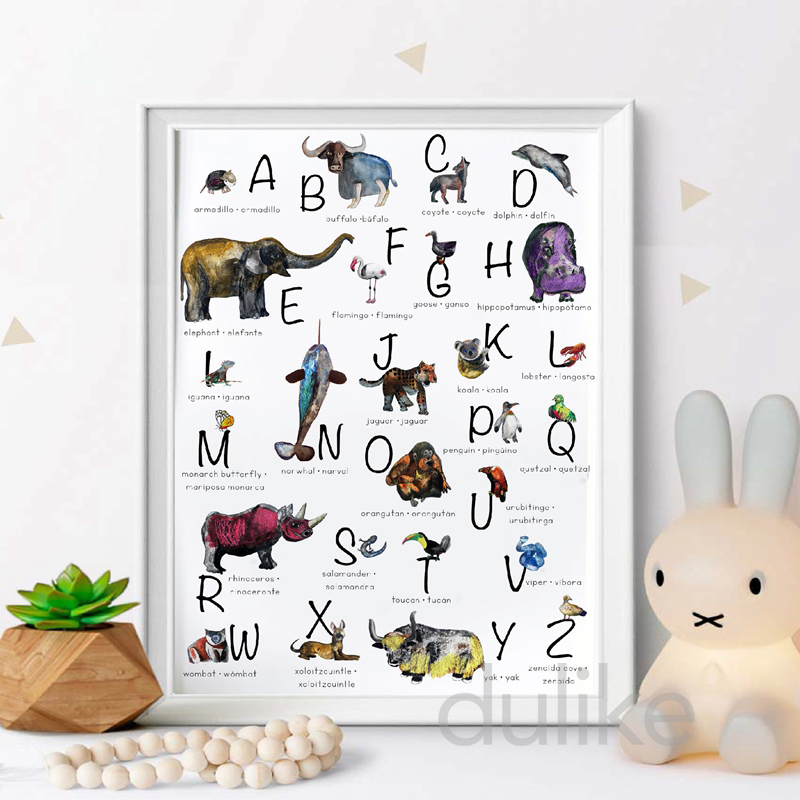 Spanish Kids Bedroom Art Decor - Baby Nursery Quotes recension och pris