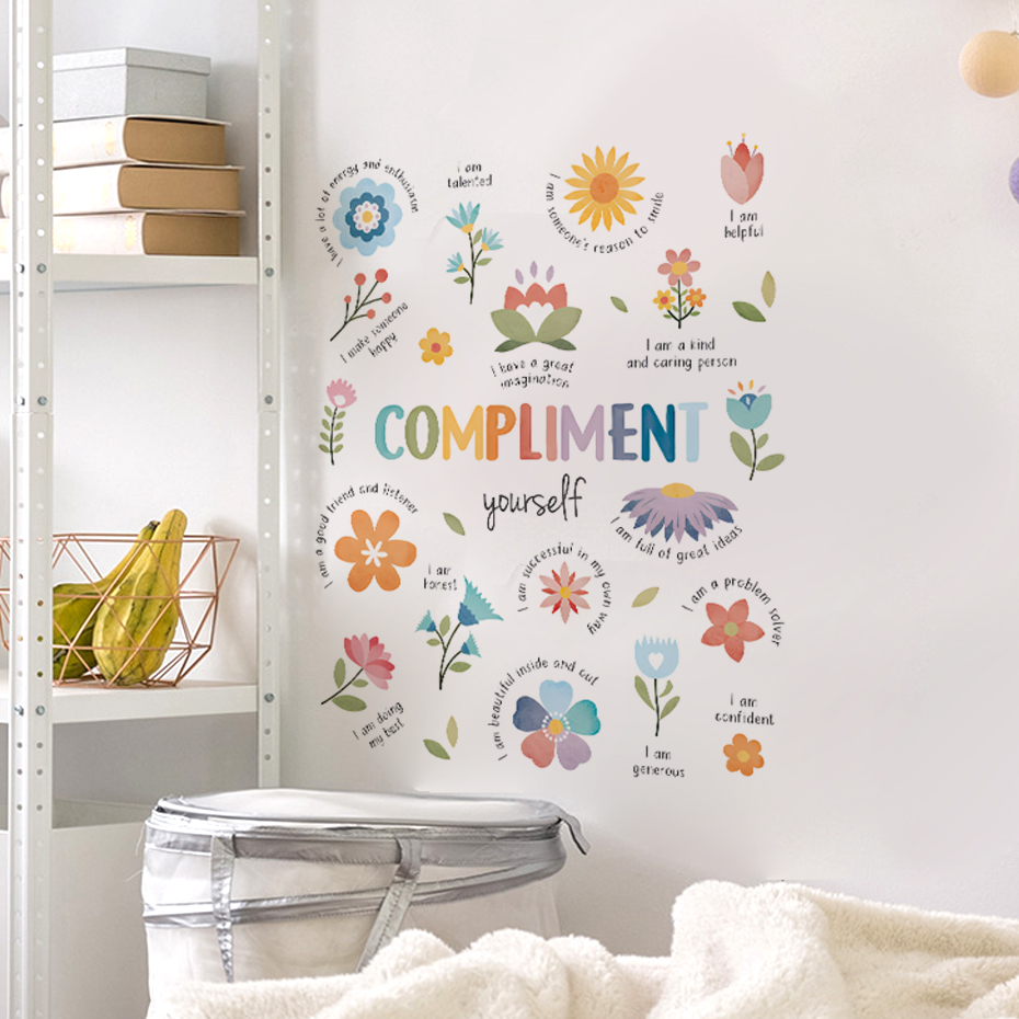 English colorful inspirational - Baby Nursery Quotes recension och pris