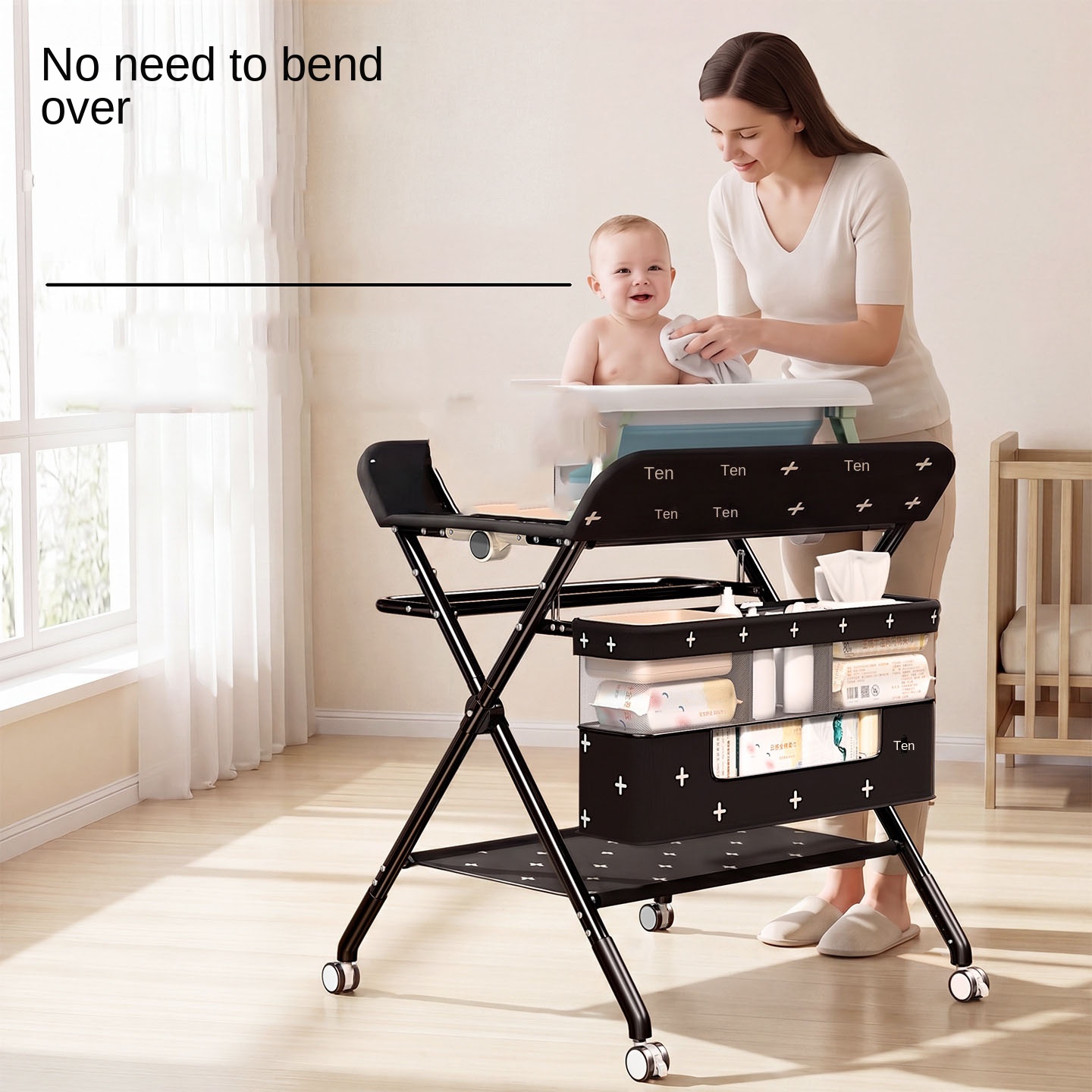 Baby Changing Table Portable M - Baby Nursery Furniture recension och pris