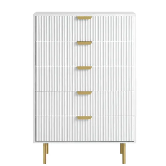 A Modern Style Large Storage S - Drawer Dresser White recension och pris