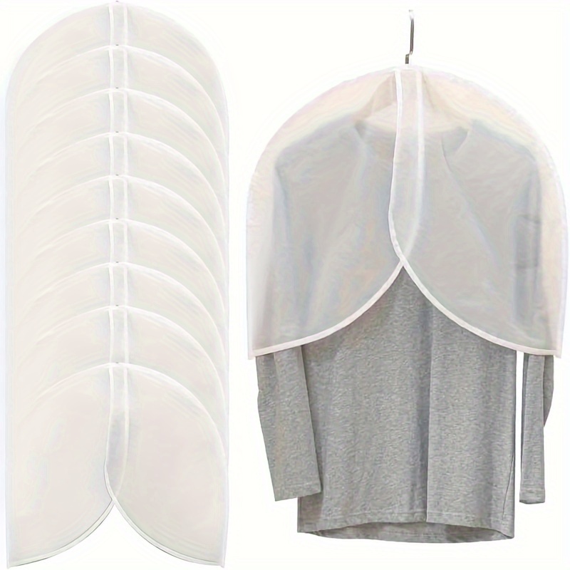 White PVC Garment Covers Trans - Drawer Dresser White recension och pris