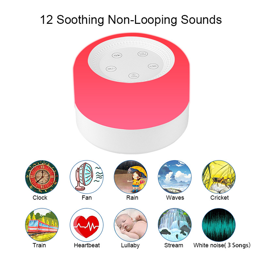 Baby White Noise Machine Sooth - Baby Sound Machine White recension och pris