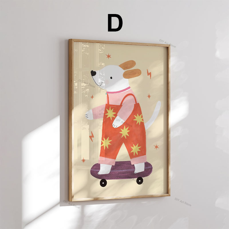Funny Cartoon Animal Nursery W - Baby Nursery Products recension och pris