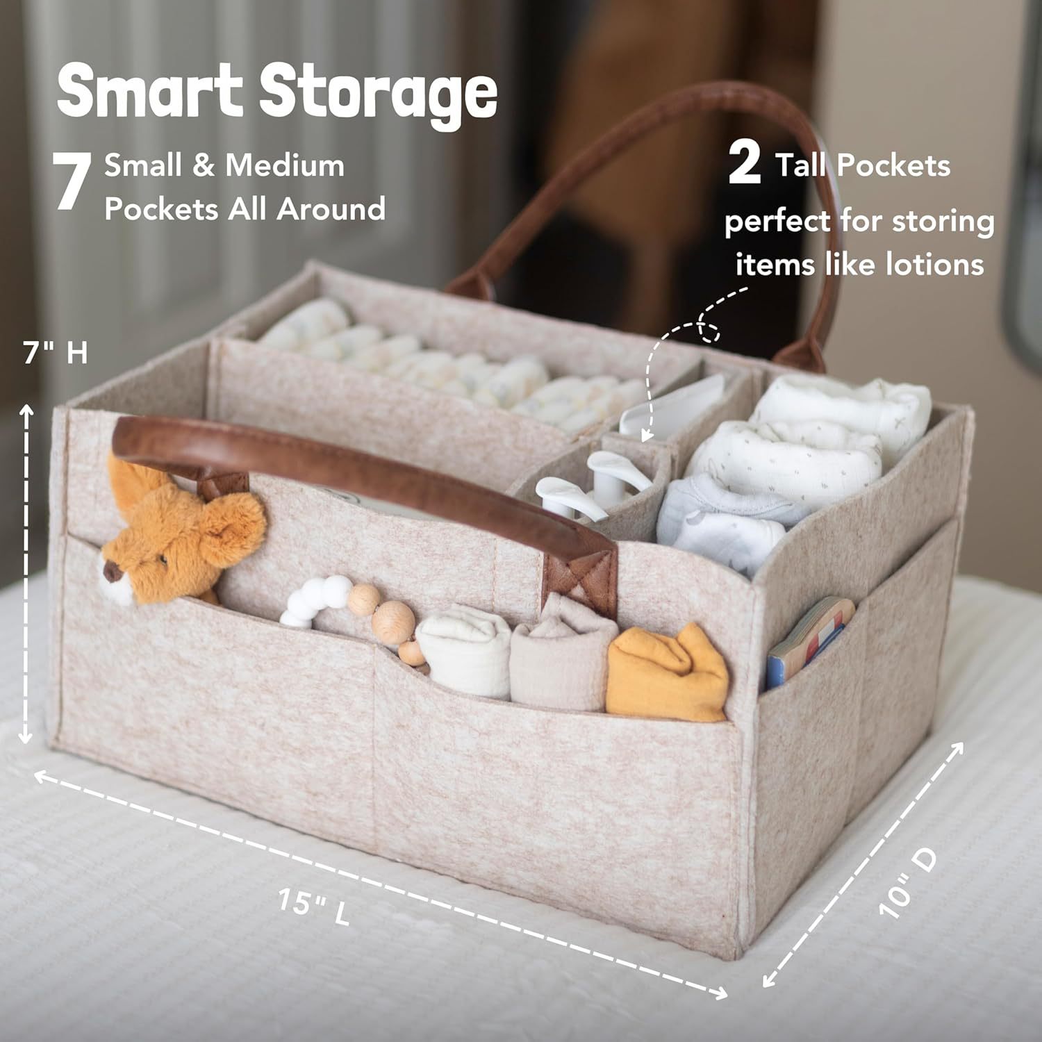 Baby Felt Storage Nursery Orga - Baby Nursery Organization Ideas recension och pris