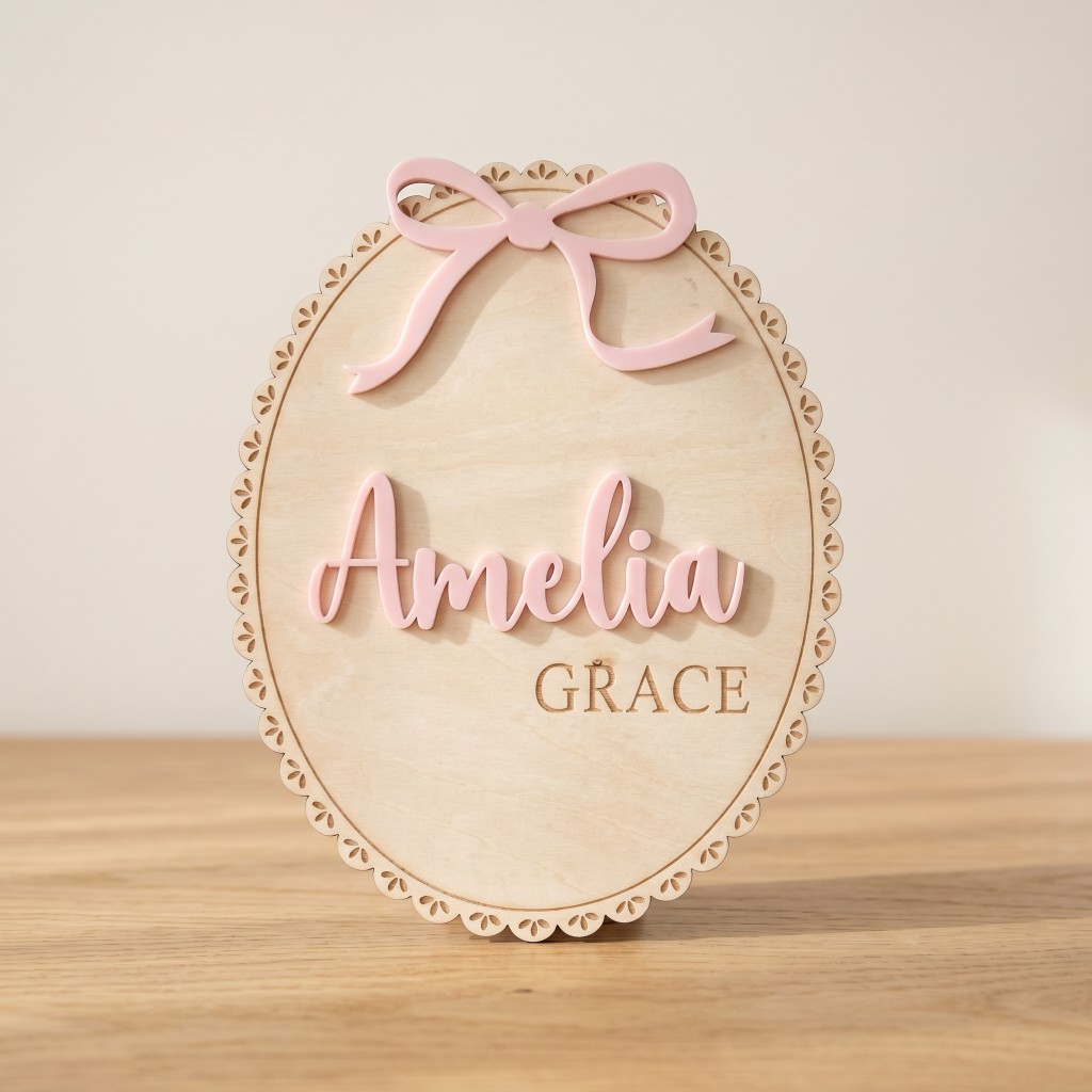 1Pc Custom Bow Lace Edge Baby  - Baby Nursery Products recension och pris
