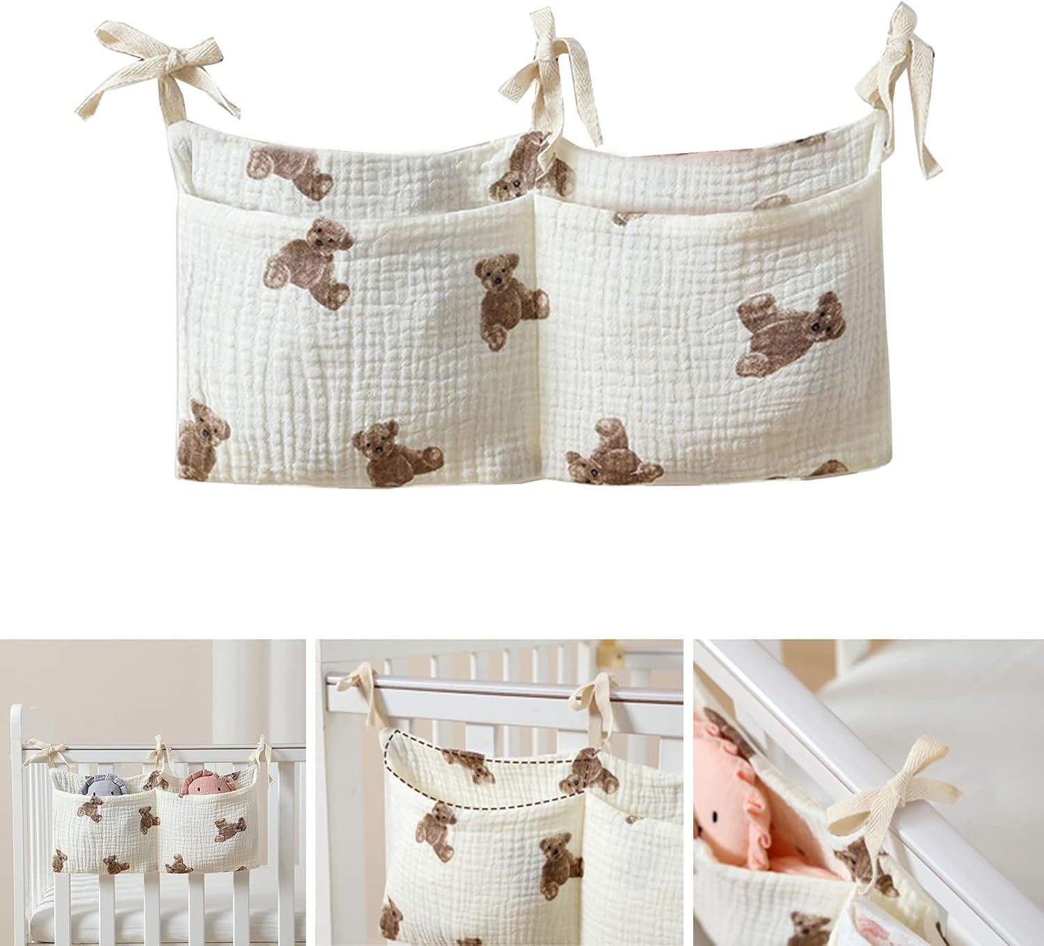 Baby Crib Organizer Cot Caddy  - Baby Nursery Products recension och pris