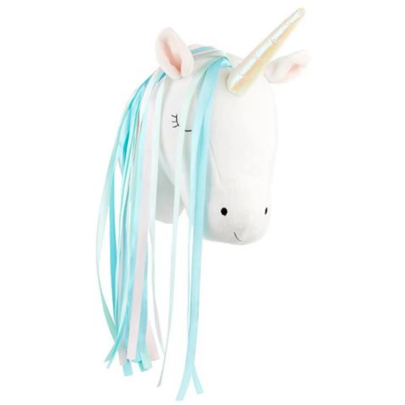 Unicorn Plush Animal Head Wall - Baby Nursery Girl Room recension och pris