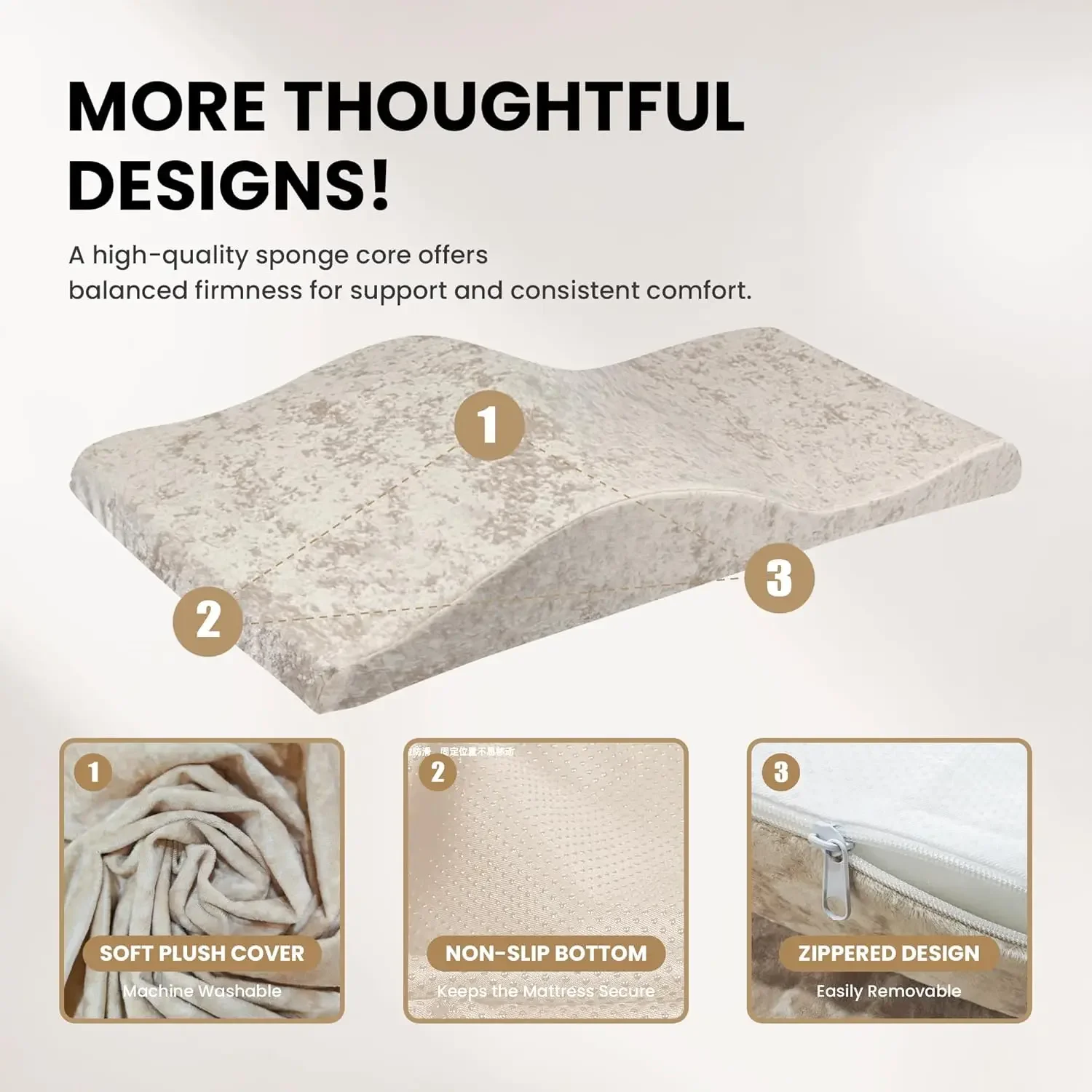 Lash Bed Foam Topper, Massage  - Changing Table Topper recension och pris