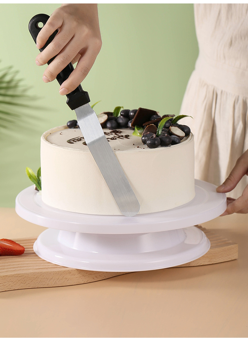 11inch Plastic Cake Turntable  - Changing Table Topper recension och pris