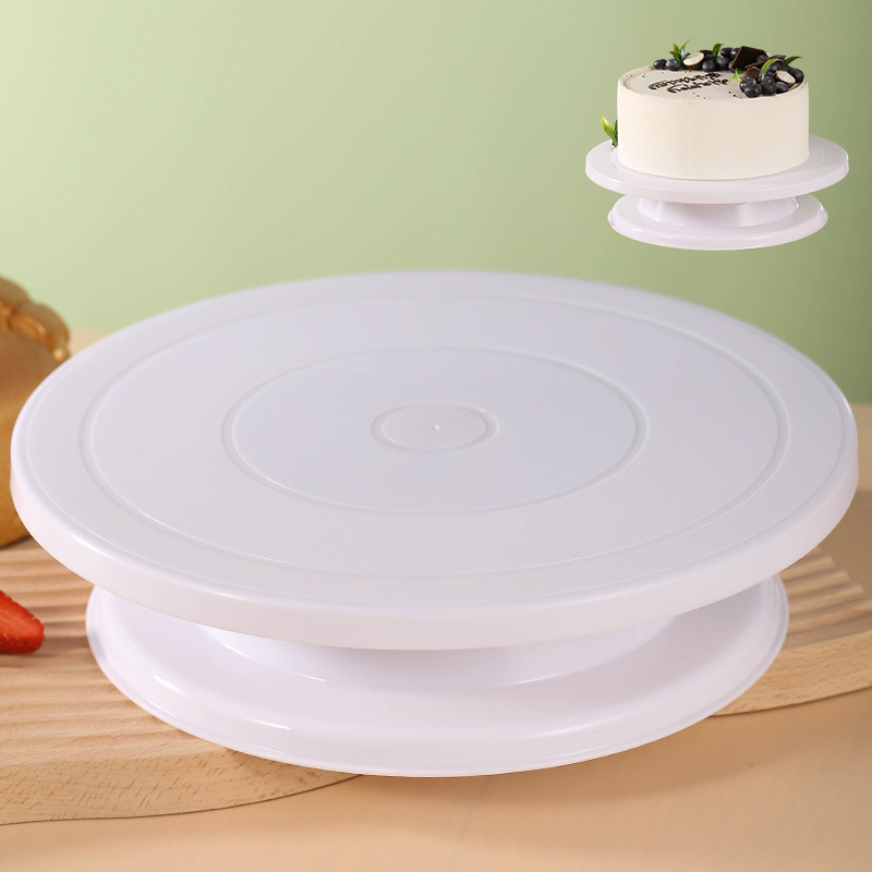11inch Plastic Cake Turntable  - Changing Table Topper recension och pris