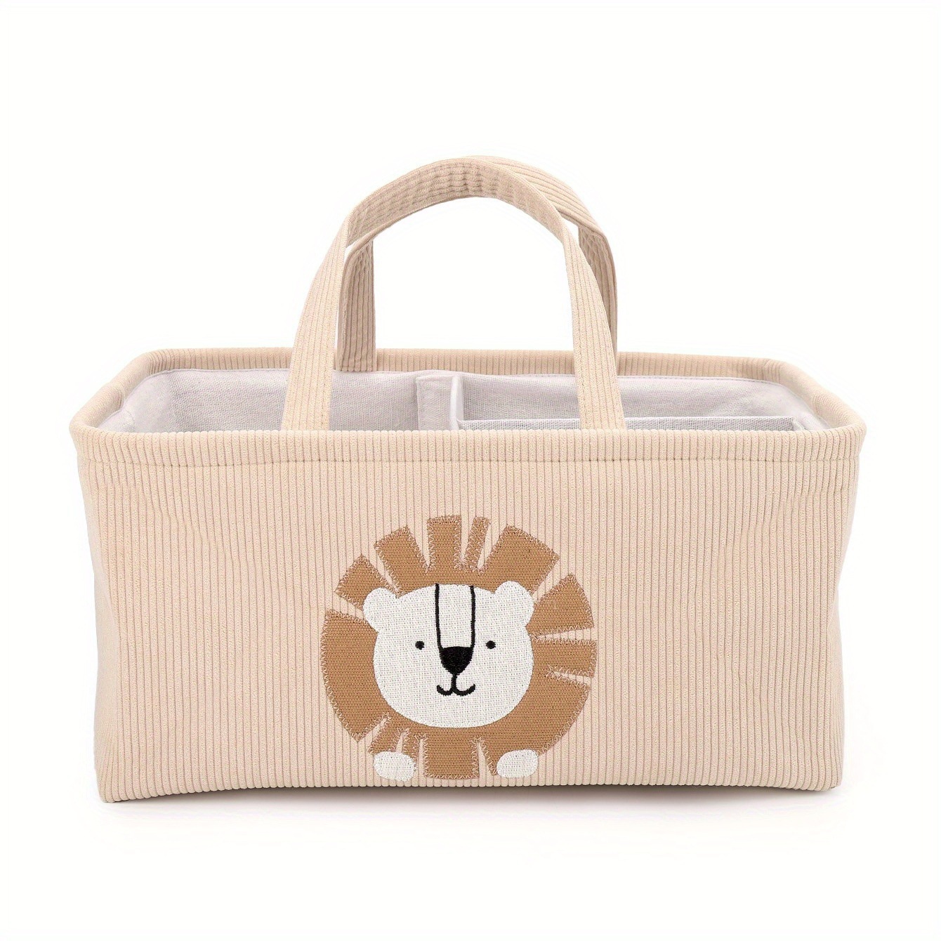 Cute Lion Diaper Caddy Foldabl - Baby Nursery Organization Ideas recension och pris