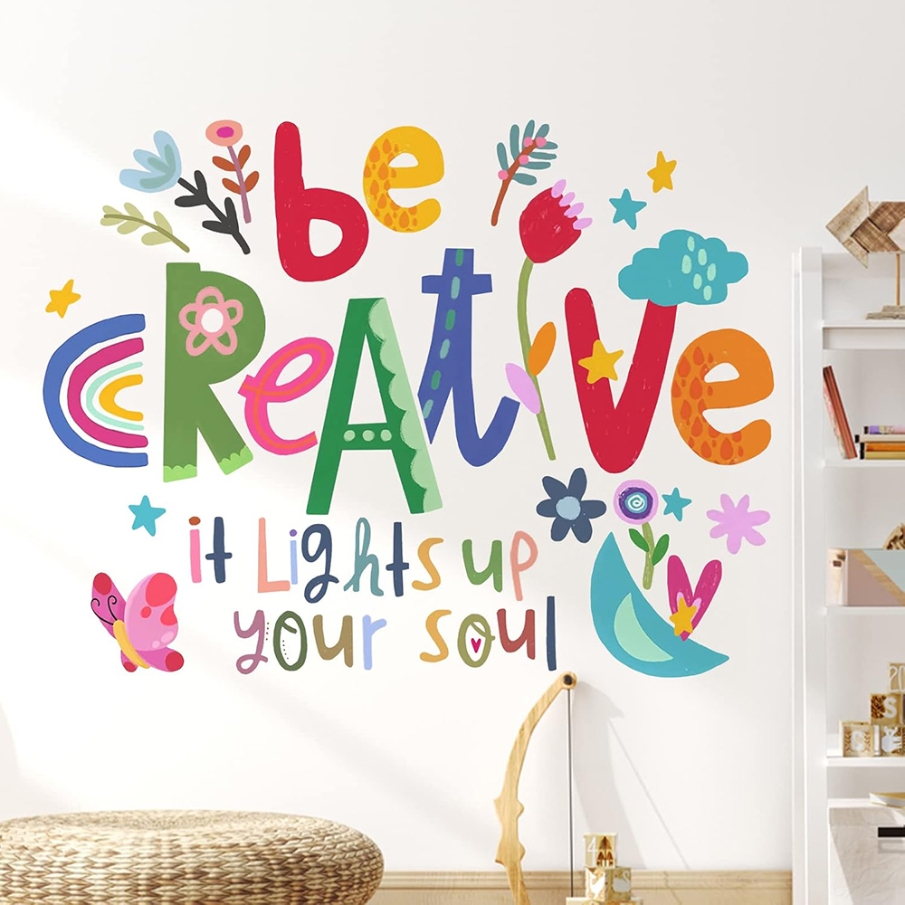 Be Creative Inspirational Quot - Baby Nursery Quotes recension och pris