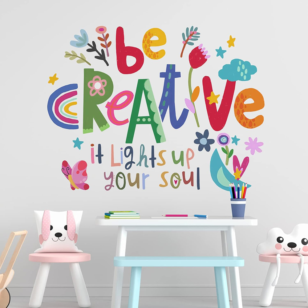 Be Creative Inspirational Quot - Baby Nursery Quotes recension och pris