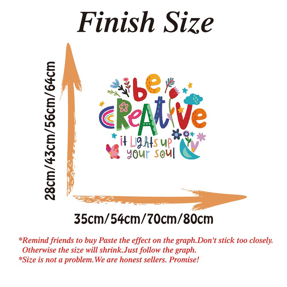 Be Creative Inspirational Quot - Baby Nursery Quotes recension och pris