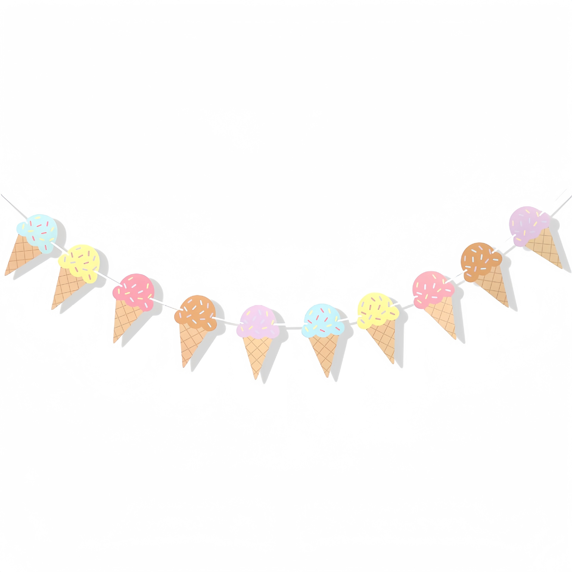 Sweet Ice Cream Theme Paper Ba - Baby Nursery Hanging Decor recension och pris