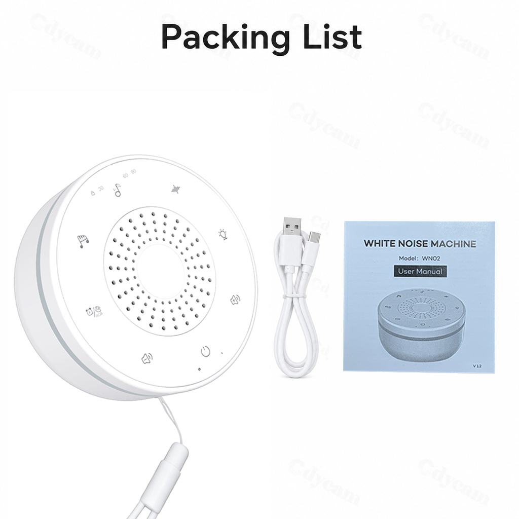Baby White Noise Machine USB R - Baby Sound Machine White recension och pris
