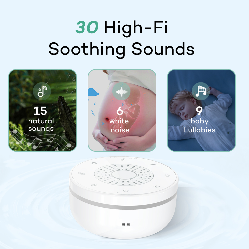 Baby White Noise Machine USB R - Baby Sound Machine White recension och pris