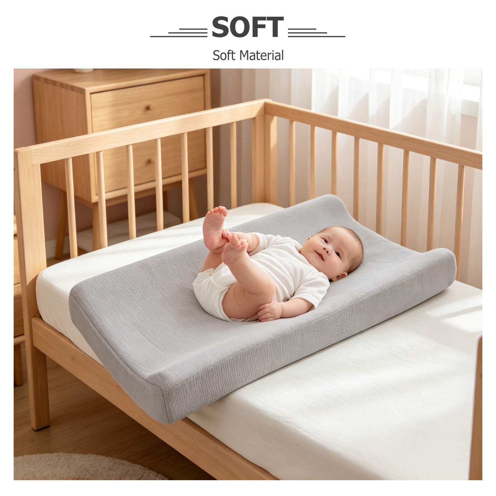 4Pcs Washable Changing Pad Cov - Changing Table Topper recension och pris