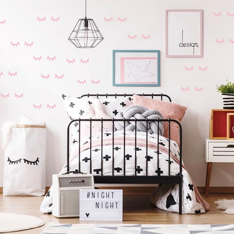 Kids Room Decoration  Eyelash  - Baby Nursery Girl Room recension och pris