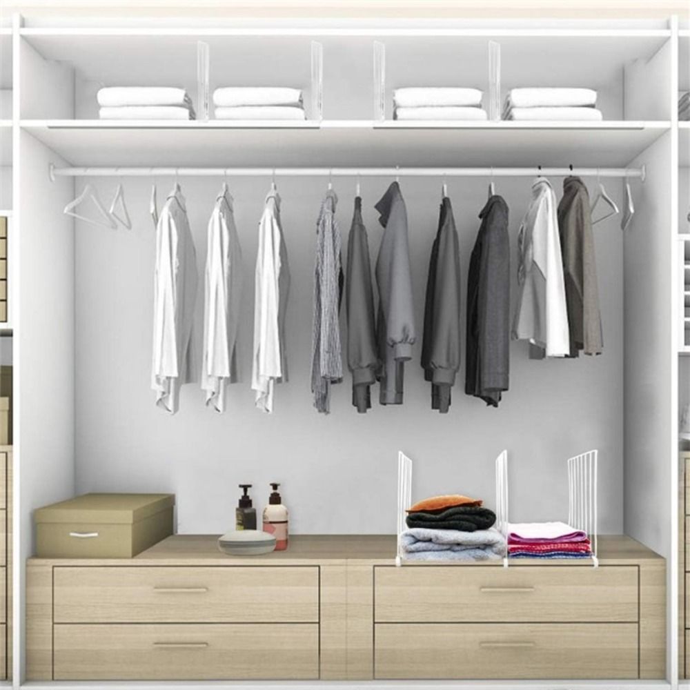 Space Saving Metal Closet Divi - Drawer Dresser White recension och pris