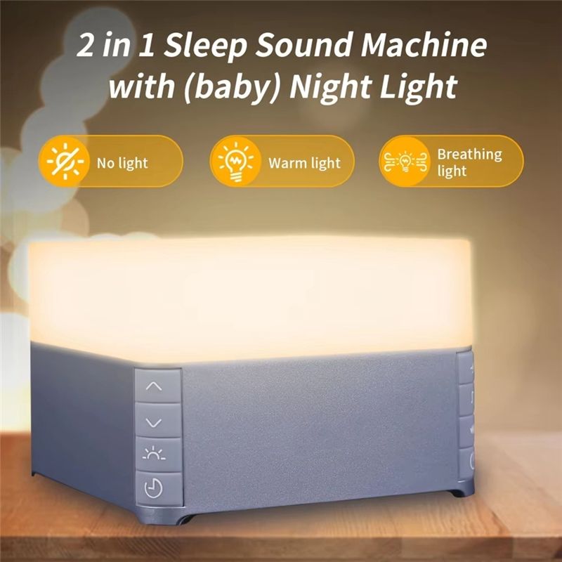 YSUN-White Noise Machine Baby  - Baby Sound Machine White recension och pris