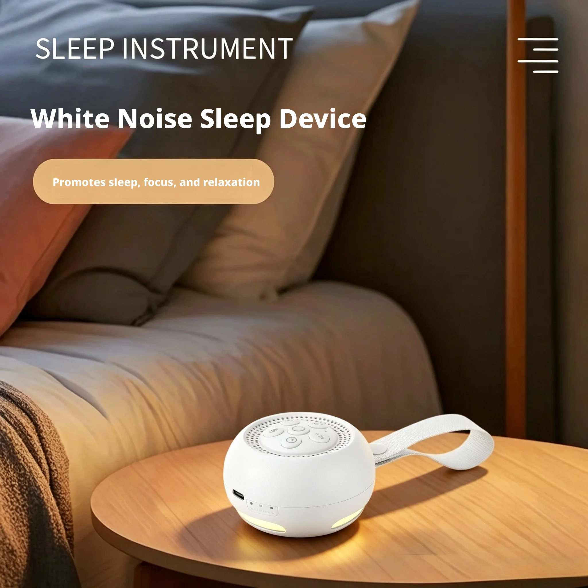 Baby Sleep White Noise Machine - Baby Sound Machine White recension och pris